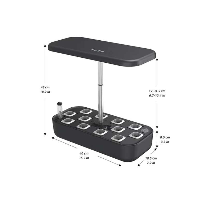 Smart Pod Garden - 12-струйная умная гидропонная система освещения для