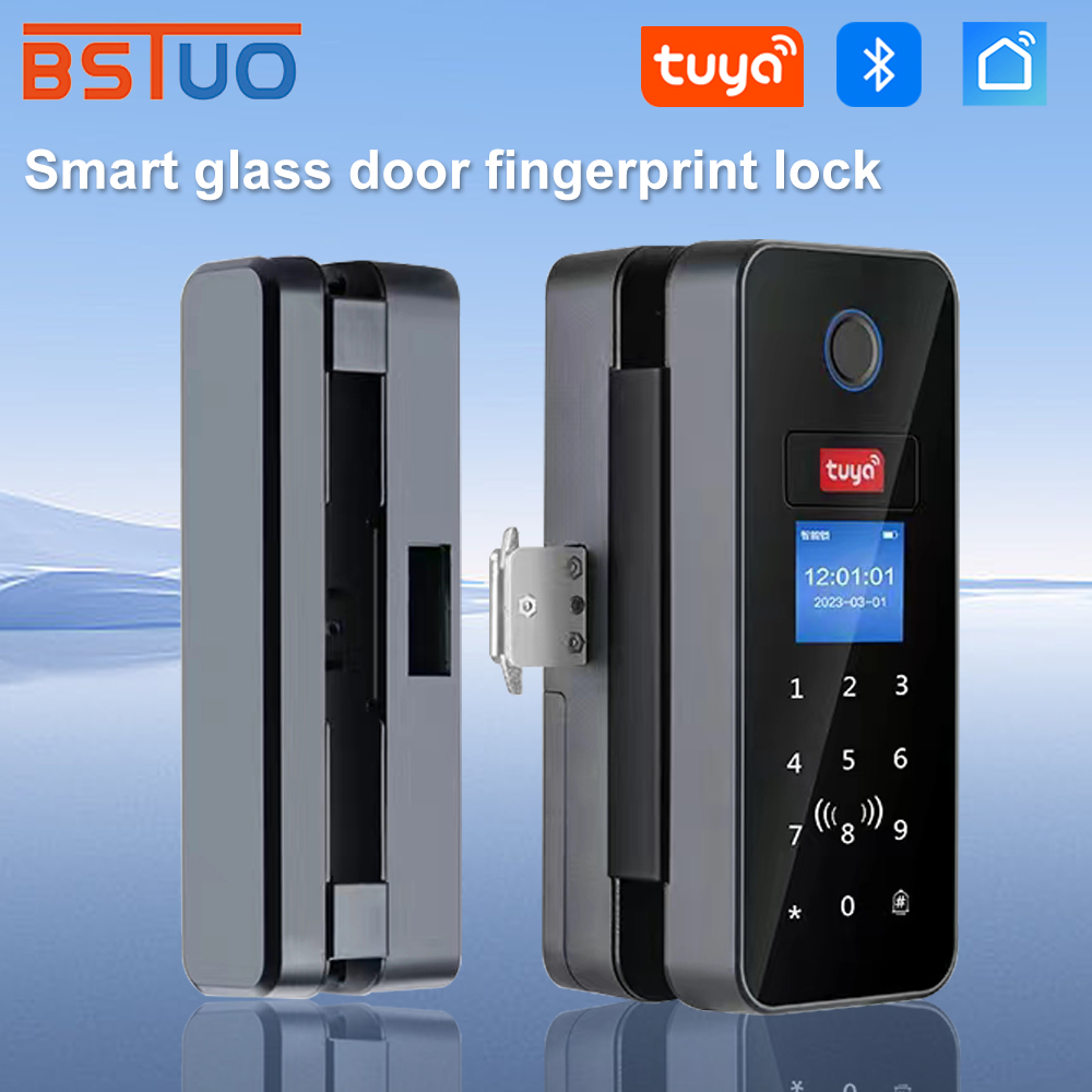Smart Garden Gate Lock - Умный стеклянный дверной замок с двойным