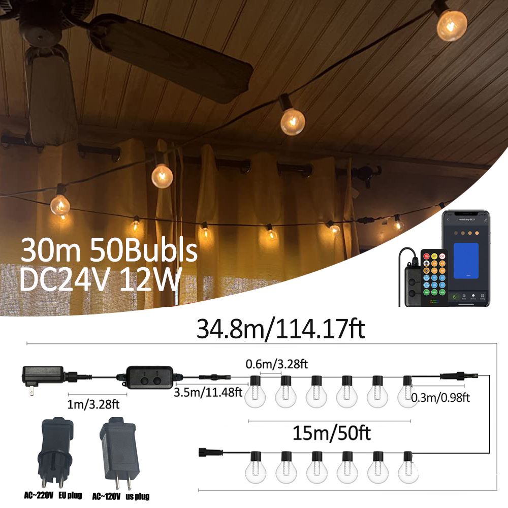 Smart Garden Diy - Умные уличные светодиодные гирлянды G40 с