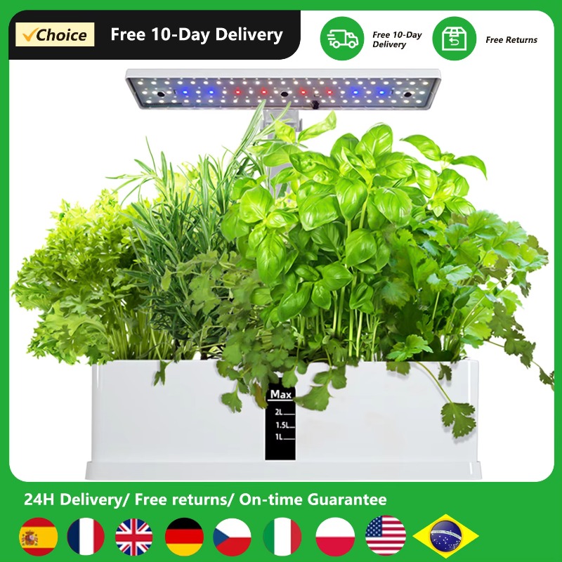 Smart Pod Garden - 9-секционная умная гидропонная система для выращивания