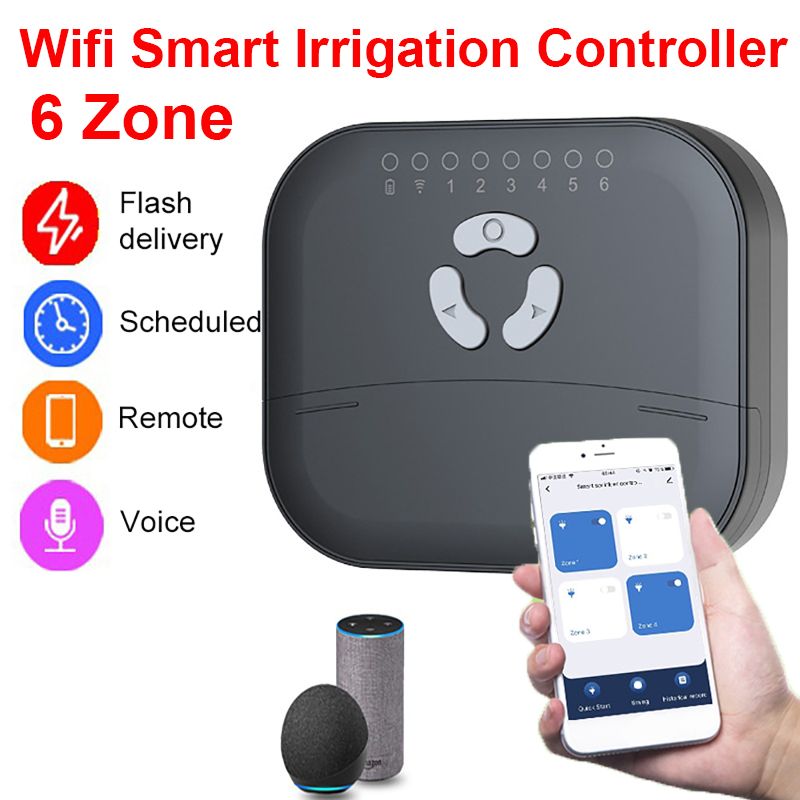 Smart Garden Zone - 6-зонный умный контроллер орошения, голосовое управление,