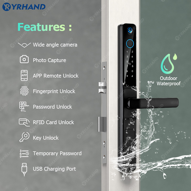 YRHAND IP66 БЕСКЛЮЧЕВОЙ кошачи – обзор и цена Smart Garden Gate Lock
