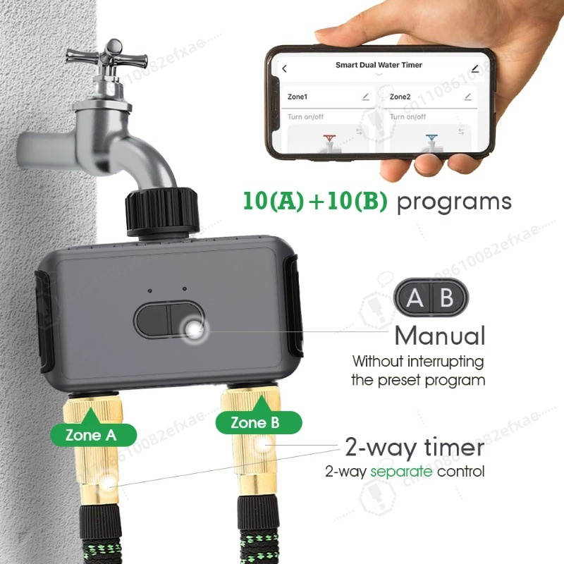Двухзонный умный Wi-Fi таймер  – обзор и цена Smart Garden Zone