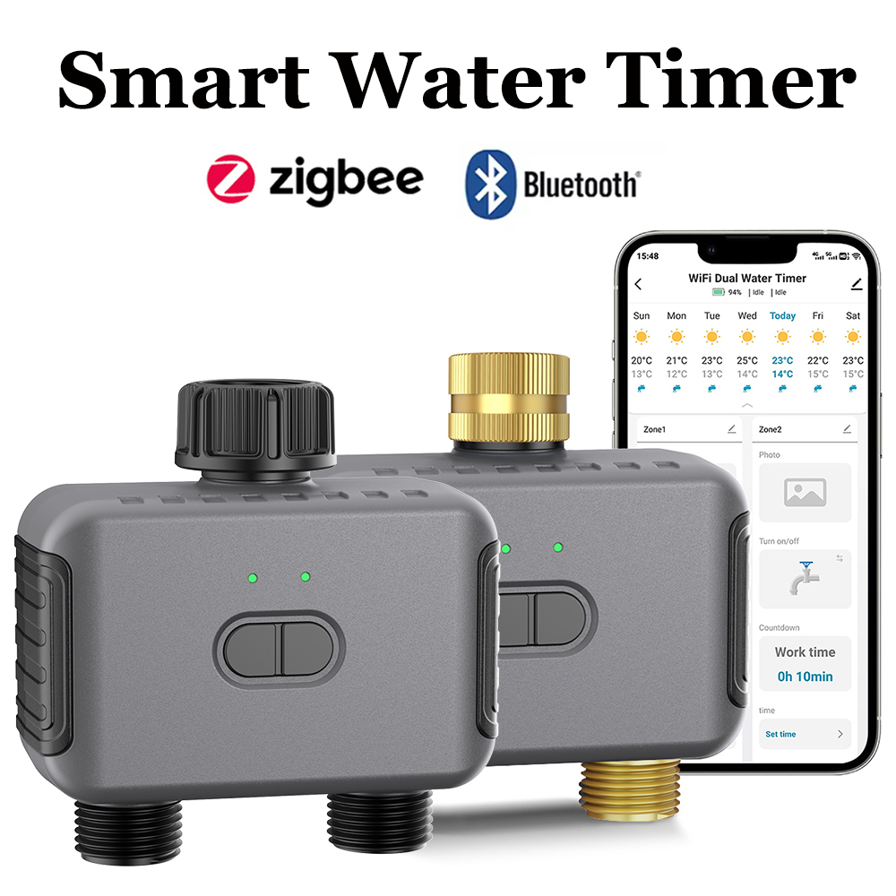 Умный таймер воды Tuya Zigbee/ – обзор и цена Smart Garden Sensors