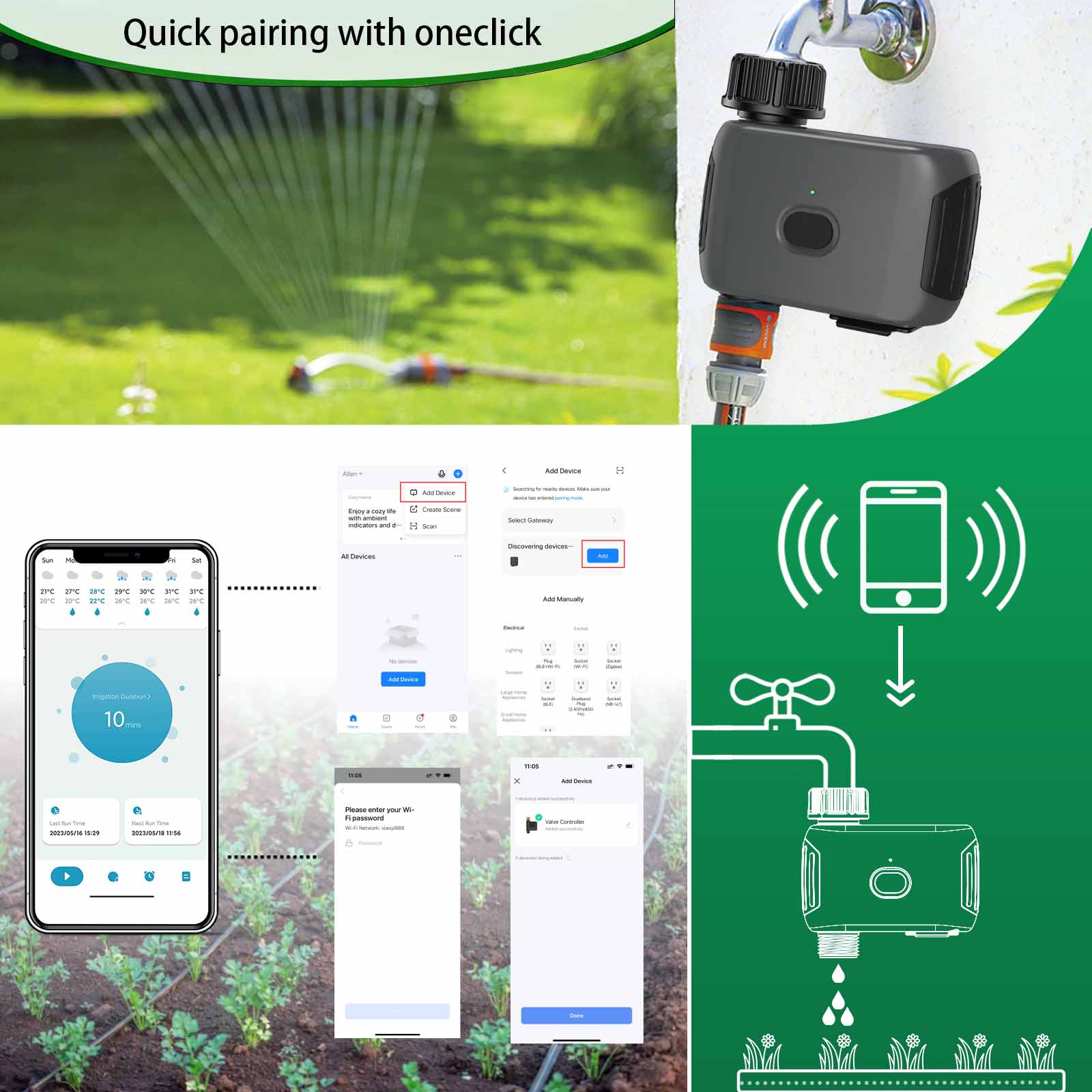 Автоматический таймер полива I – обзор и цена Smart Garden Tap