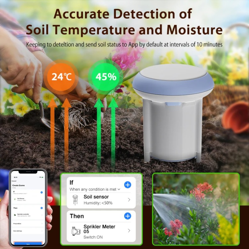 Новый умный датчик влажности п – обзор и цена Smart Garden Sensors