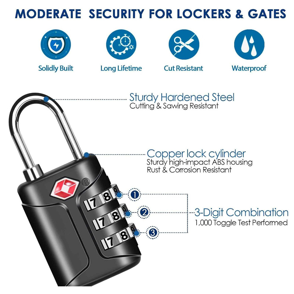 Замки для багажа, одобренные T – обзор и цена Smart Garden Gate Lock