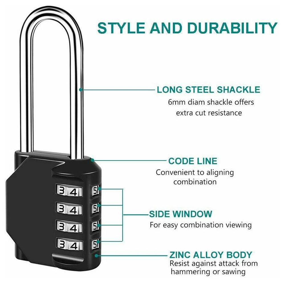 4-значный кодовый замок с длин – обзор и цена Smart Garden Gate Lock