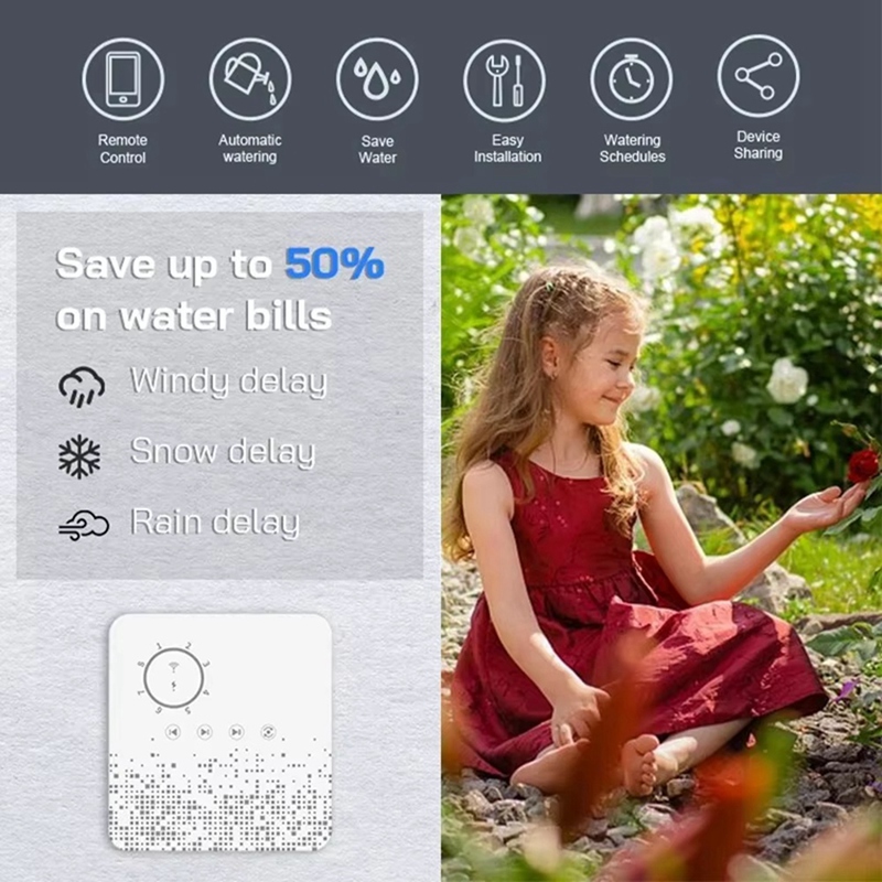 Умный контроллер полива Tuya W – обзор и цена Smart Garden Zone