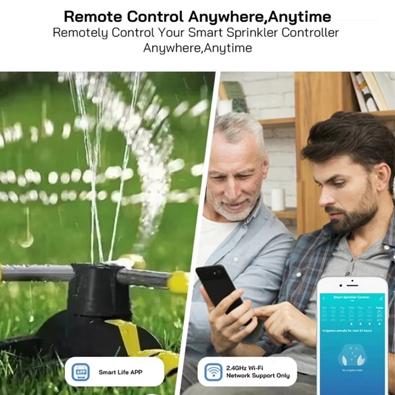 Умный контроллер полива Tuya W – обзор и цена Smart Garden Zone