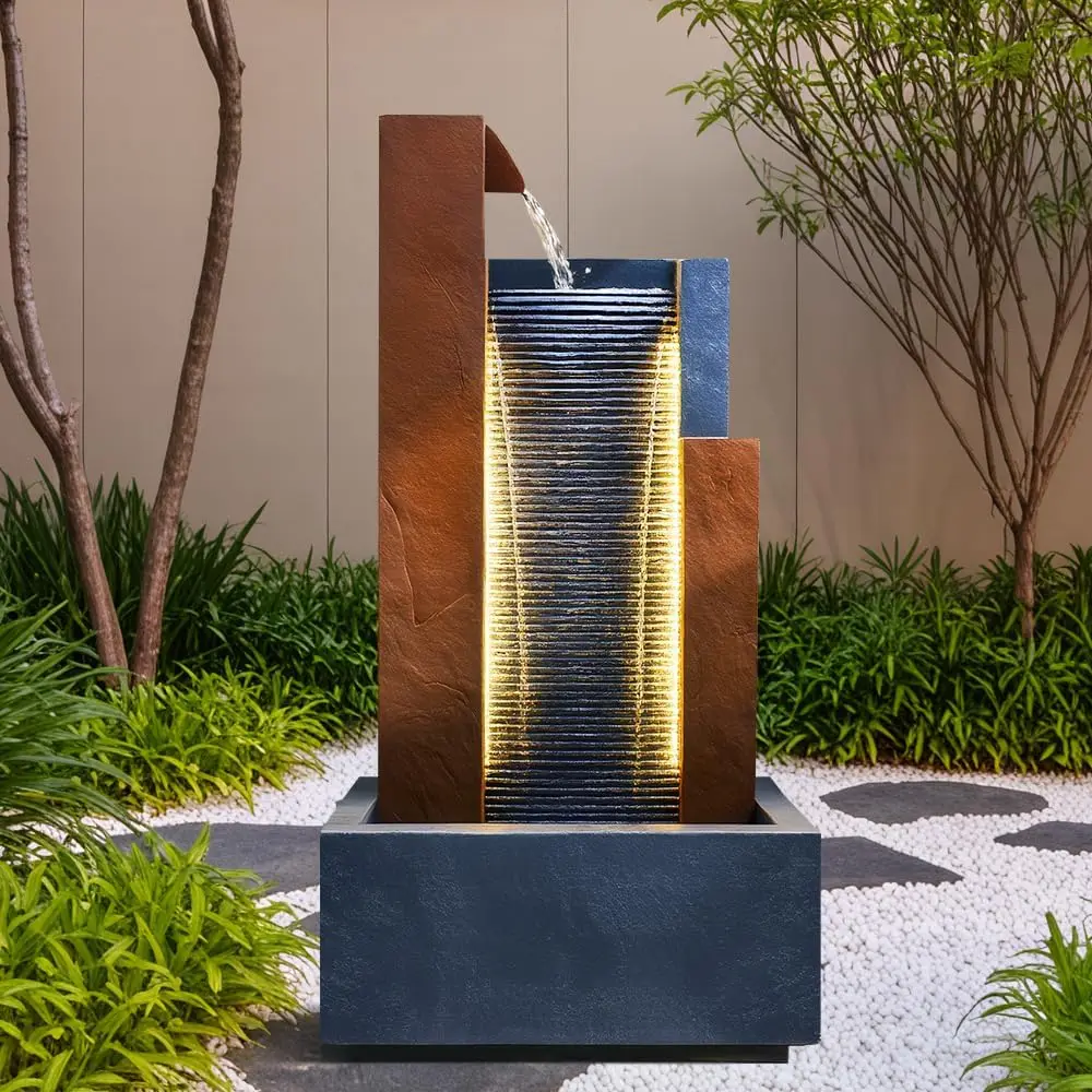 Умный большой уличный фонтан-в – обзор и цена Smart Garden Offices