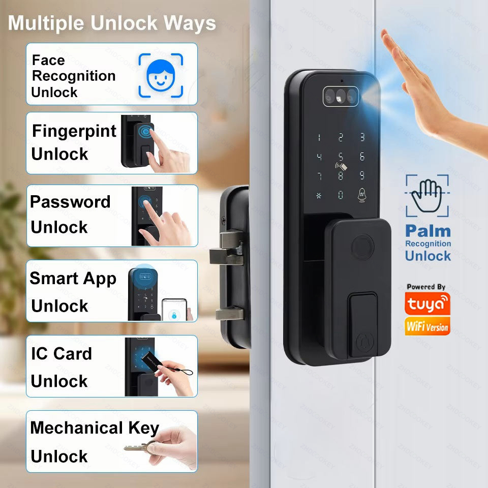 Умный дверной замок Tuya WiFi  – обзор и цена Smart Garden Gate Lock