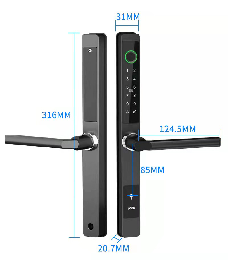 Биометрический цифровой дверно – обзор и цена Smart Garden Gate Lock