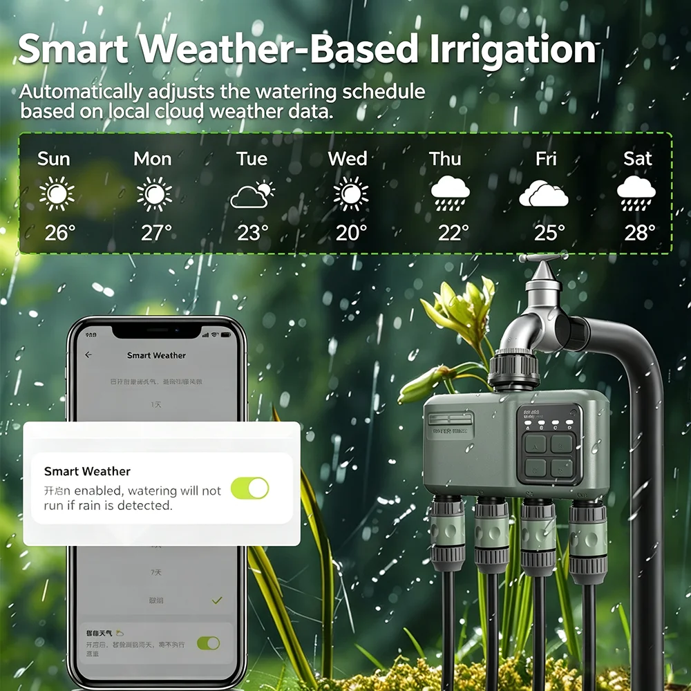 Умный Wi-Fi RF433 таймер полив – обзор и цена Smart Garden Products