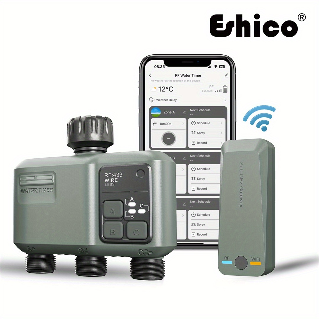 Умный таймер спринклера Eshico – обзор и цена Smart Garden Zone