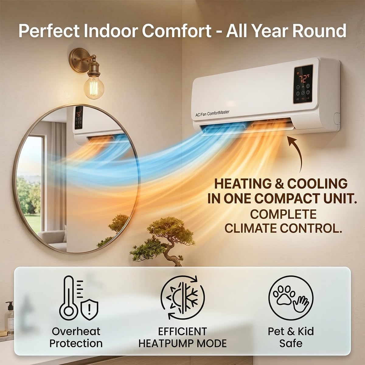Настенный кондиционер-вентилят – обзор и цена Smart Garden Offices