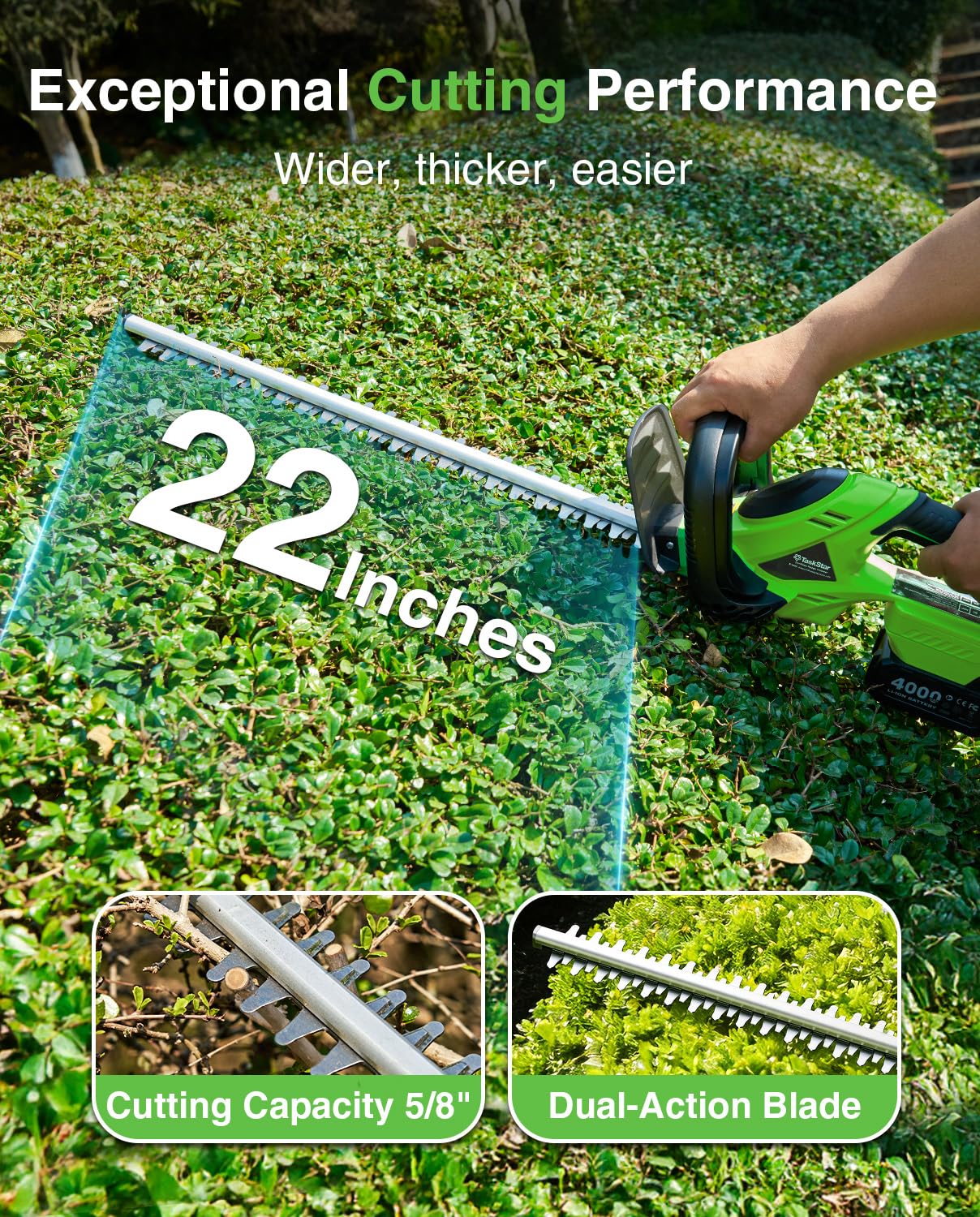 Аккумуляторный кусторез TaskSt – обзор и цена Smart Garden Edging