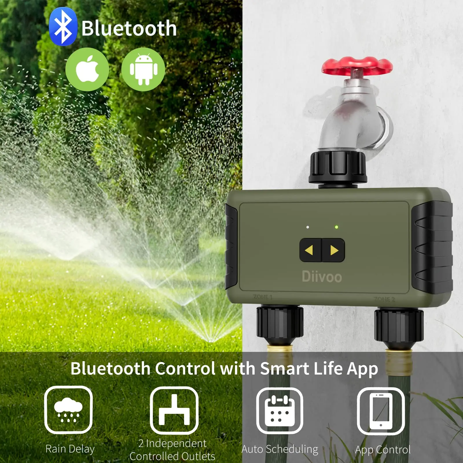 Умный Bluetooth-таймер полива  – обзор и цена Smart Garden Products